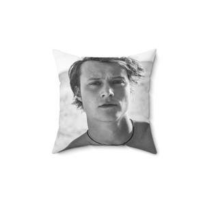 Chic Monochrome Pillow, Decorative Pillow, Modern Home Decor, Bedroom Accent, Black and White Cushion