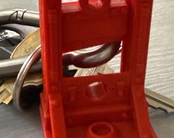 Eat The Rich Guillotine Keychain – 3D Printed Miniature French Justice aka Luigi