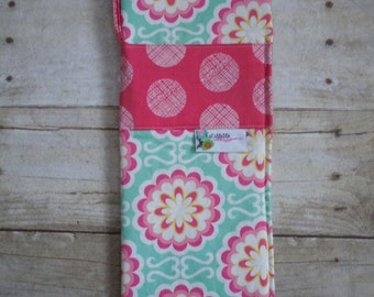 Flat Iron or Curling Iron Case Heat Resistant Flat or Curling Iron Case Fancy Buttons