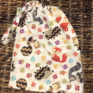 Car Trash Bag, Litter Bag, Auto Trash Bag, Woodland Animals, Hedgehog