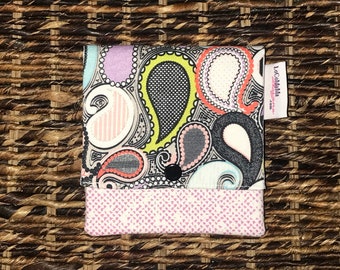 Card Case, Card Wallet, Punch Card Wallet, Sundance, Paisley