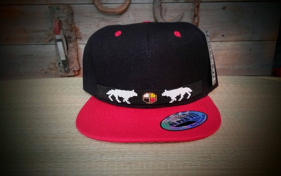 beaded baseball caps
