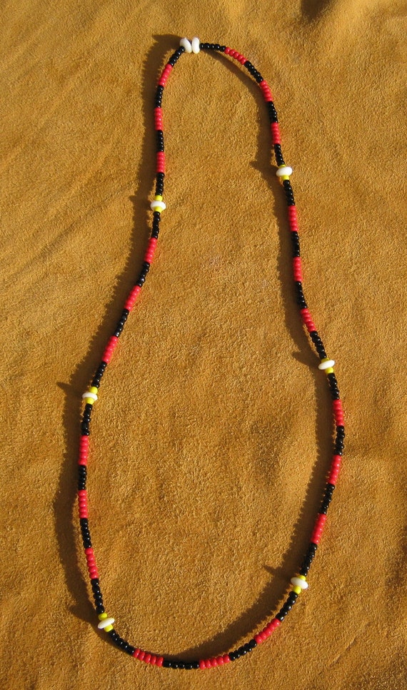 Items similar to Native beaded Necklace...Medicine Wheel Colors on Etsy