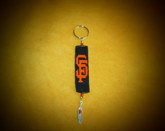 S.F. GIANTS. Key chain. Purse charm. Bag charm.