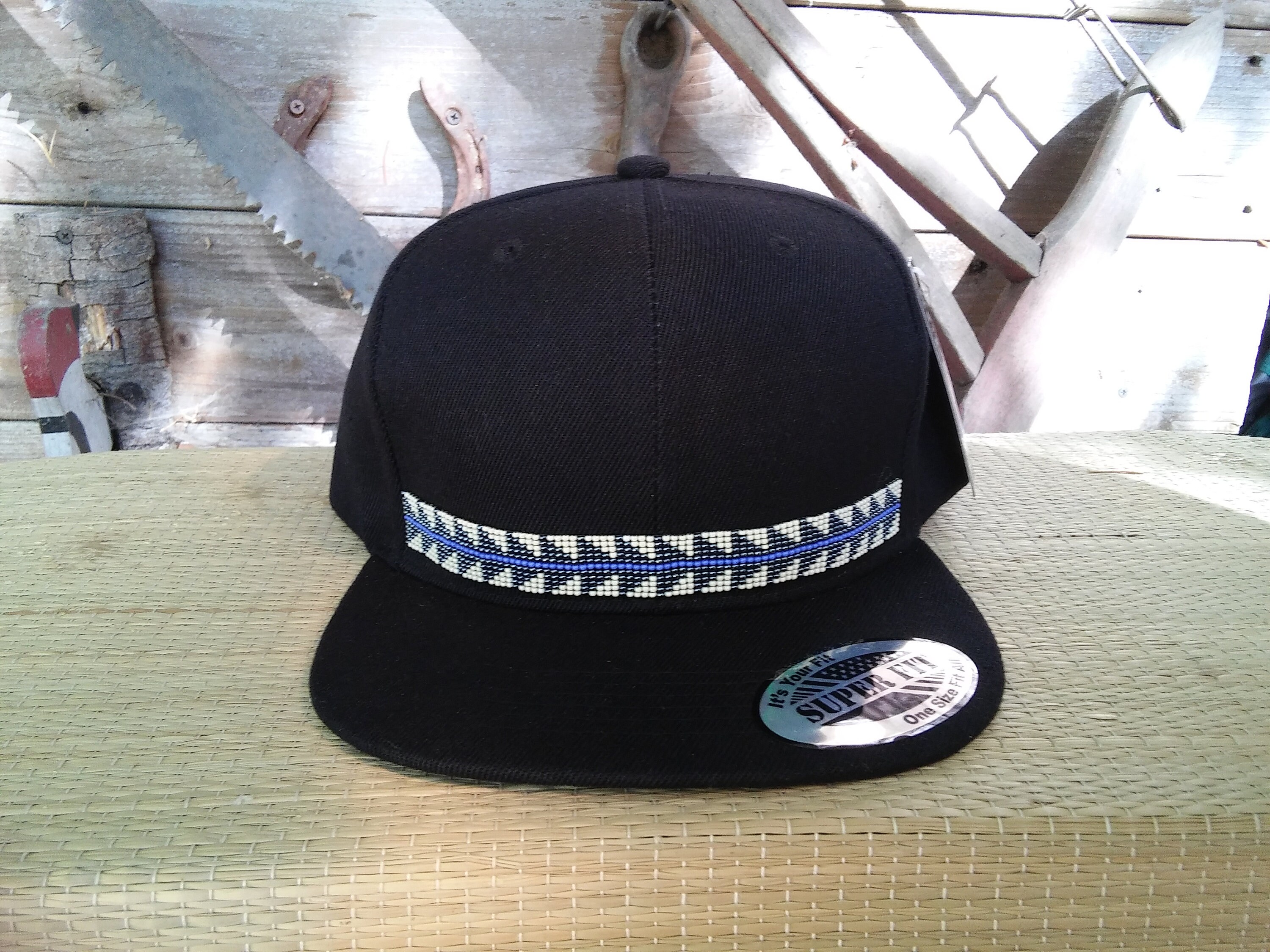 Native Beaded Baseball Cap. Hat Flat bill. Sturgeon. basket Etsy