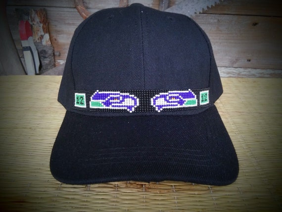beaded baseball caps