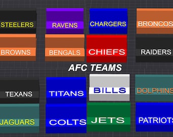 Set van 2 ruilkaartenstandaard met NFL-thema voor bovenladers en platen met helling