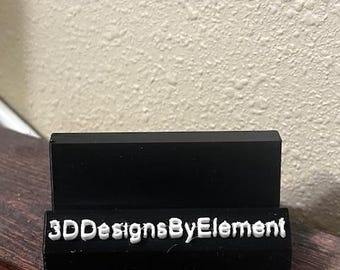 Paquete de 2 soportes para tarjetas coleccionables con texto personalizado