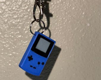 ミニチュアゲームボーイキーホルダー – 3Dプリントのレトロチャーム