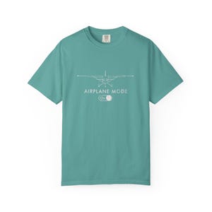 Airplane Mode On Shirt, Pilot Gift, Aviation T-Shirt, Travel Lover Tee, Funny Flight Shirt, Airplane Passenger Shirt | Comfort Colors® T-... image 8