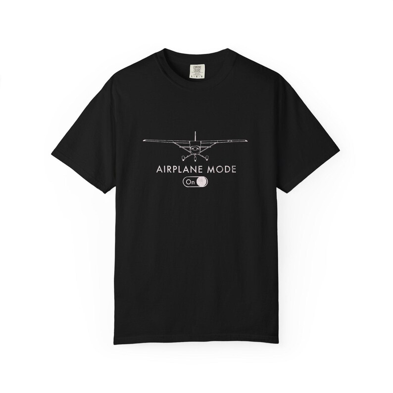 Airplane Mode On Shirt, Pilot Gift, Aviation T-Shirt, Travel Lover Tee, Funny Flight Shirt, Airplane Passenger Shirt | Comfort Colors® T-... image 12