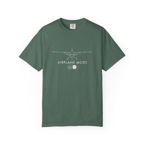 Airplane Mode On Shirt, Pilot Gift, Aviation T-Shirt, Travel Lover Tee, Funny Flight Shirt, Airplane Passenger Shirt | Comfort Colors® T-... image 7