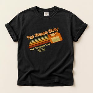 Camiseta retro de los 80 con diseño de disquetes obsoletos / Camiseta Comfort Colors®