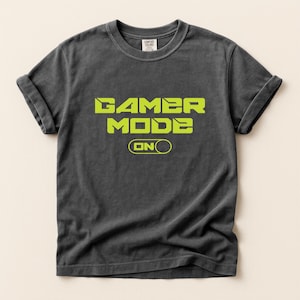 Gamer Mode On Switch Tee, Retro Video Game Shirt, Funny Level Up Gift | Comfort Colors T-Shirt