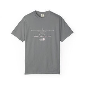 Airplane Mode On Shirt, Pilot Gift, Aviation T-Shirt, Travel Lover Tee, Funny Flight Shirt, Airplane Passenger Shirt | Comfort Colors® T-... image 5