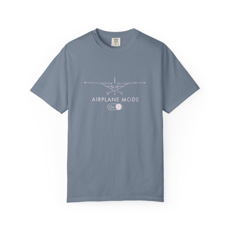 Airplane Mode On Shirt, Pilot Gift, Aviation T-Shirt, Travel Lover Tee, Funny Flight Shirt, Airplane Passenger Shirt | Comfort Colors® T-... image 10