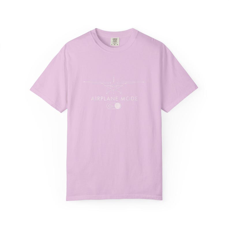 Airplane Mode On Shirt, Pilot Gift, Aviation T-Shirt, Travel Lover Tee, Funny Flight Shirt, Airplane Passenger Shirt | Comfort Colors® T-... image 14