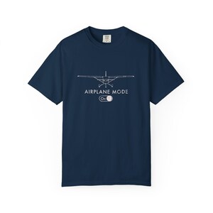 Airplane Mode On Shirt, Pilot Gift, Aviation T-Shirt, Travel Lover Tee, Funny Flight Shirt, Airplane Passenger Shirt | Comfort Colors® T-... image 11