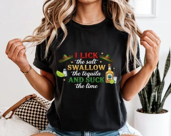 Camiseta divertida de tequila, camiseta para fiestas de copas, camiseta del Cinco de Mayo, regalo para amantes de las margaritas, camiseta con cita divertida sobre alcohol / Camiseta Comfort Colors®