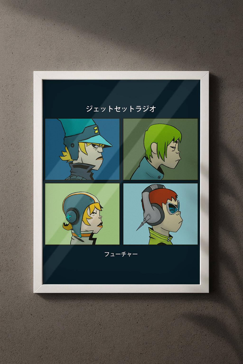 Graffiti Days | Jet Set Radio | Demon Days | Fan Art | Print