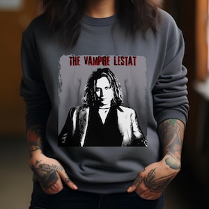 The Vampire Lestat Art Sweatshirt | Interview with the Vampire | Rock Star Lestat | Anne Rice | Unisex Heavy Blend™ Crewneck Sweatshirt