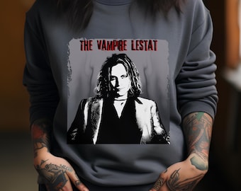 The Vampire Lestat Art Sweatshirt | Interview with the Vampire | Rock Star Lestat | Anne Rice | Unisex Heavy Blend™ Crewneck Sweatshirt