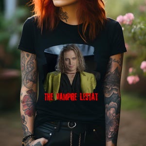 The Vampire Lestat T-Shirt | Interview with the Vampire Shirt | Rock Star Lestat Tee | Anne Rice Fan Gift | Unisex Jersey Short Sleeve Tee