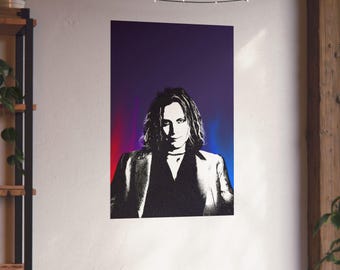 The Vampire Lestat Pop Art Poster - Anne Rice's Interview with the Vampire Art Print - Rock Star Lestat  | Matte Vertical Posters