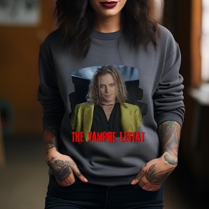 The Vampire Lestat Shirt | Interview with the Vampire Shirt | Rock Star Lestat | Vampire Lover Gift | Unisex Heavy Blend Crewneck Sweatshirt