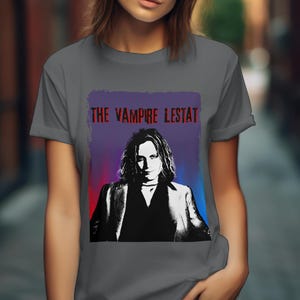 The Vampire Lestat Pop Art 2 T-Shirt | Interview with the Vampire Shirt | Rock Star Lestat | Anne Rice Gift | Unisex Jersey Short Sleeve Tee