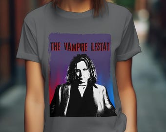 The Vampire Lestat Pop Art 2 T-Shirt | Interview with the Vampire Shirt | Rock Star Lestat | Anne Rice Gift | Unisex Jersey Short Sleeve Tee