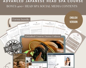 Curso de Certificación en Spa Capilar Japonés / Formación de Esteticistas / Curso Profesional de Belleza en Terapia Capilar