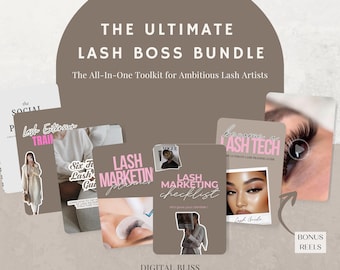 Lash Boss Business Bundle | Tech Training, Marketing (Digital)