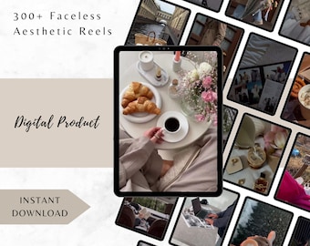 Aesthetic Instagram Reels Bundle | Faceless Video Templates (Digital Download)