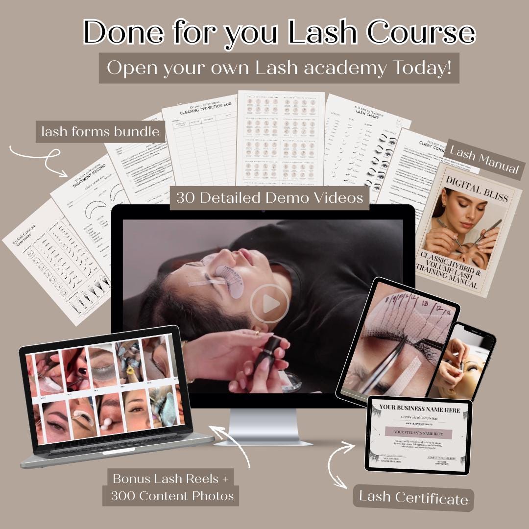 Done for You Lash Training Course | Ready Made Lash Business in a Box ...