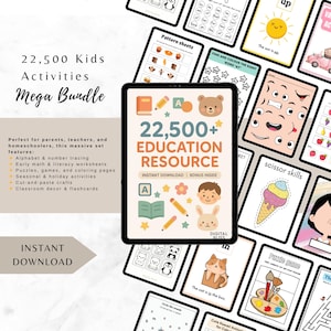 Pacote Mega de Aprendizagem para Mais de 22.500 Crianças – Edição Digital Bliss PLR + MRR