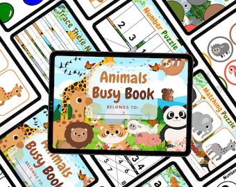 Kids Activity Book Bundle: 6 Themes, 60+ Pages (Editable, PLR/MRR) (Digital Download)
