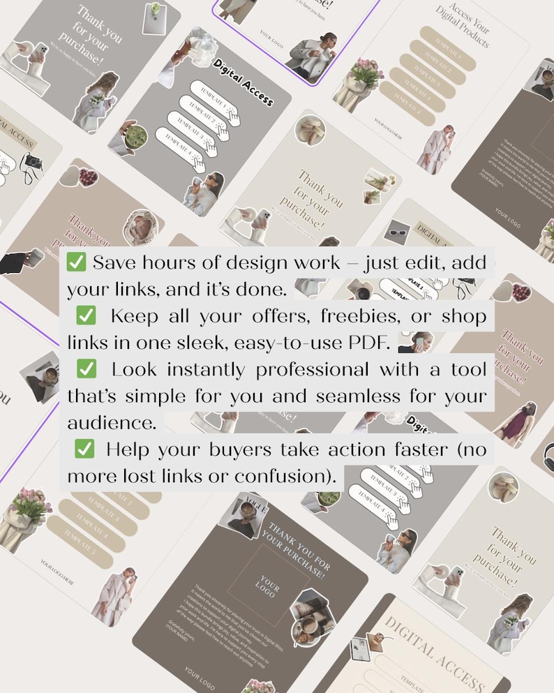 Clickable PDF Template | Hyperlinked for Digital Sellers (digital ...