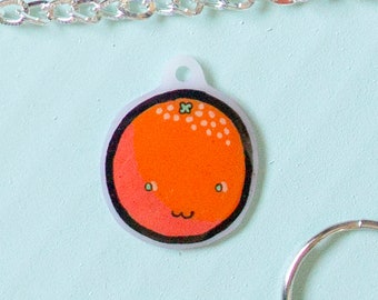 Mischievous Orange Think + Shrink Charm