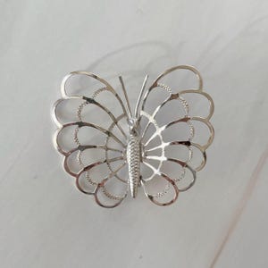 Mid-Century Bond Boyd Sterling Silver Butterfly Brooch