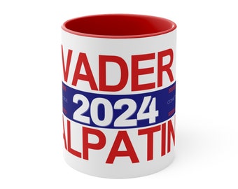 Star Wars - Darth Vader Palpatine 2024 Presidential Campaign Accent Coffee Mug, 11oz