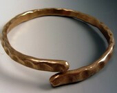 Forged Bronze Texture Unisex Bracelet