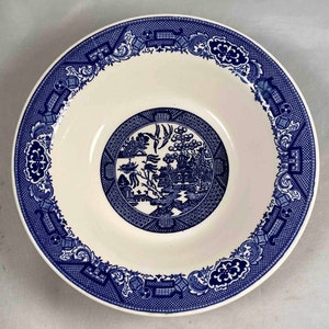 Vintage Royal China Blue Willow Willow Ware Serving Bowl 10&quot;