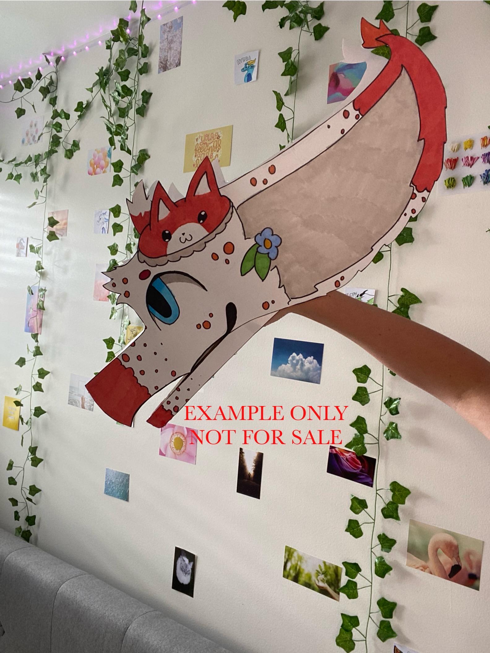 Paper Dragon Puppet Commissions Deca - Etsy