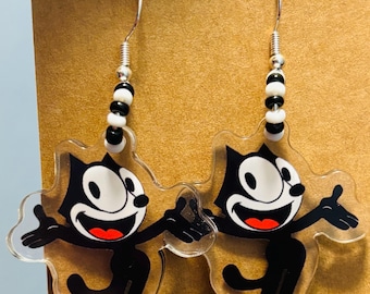 Felix the Cat Dangle earrings