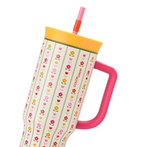 40oz Flower Crown Stainless Steel Owala Tumbler (Can be personalized)