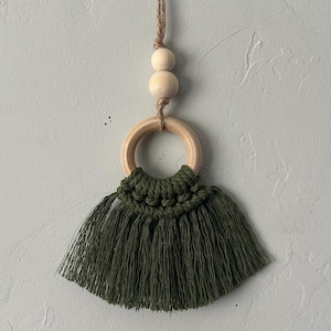Macrame Car Charm