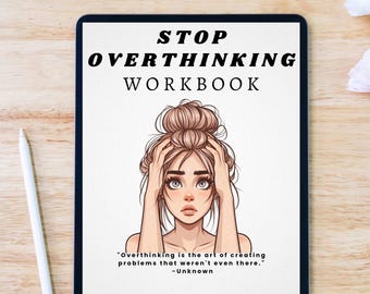 Mental Health journal Anxiety Relief, Self-Care Mental Health Tracker, Healing Guide