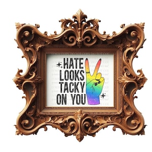 Love is Love UV DTF Sticker: Pride Rainbow Decal