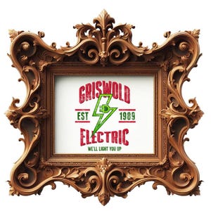 Griswold Electric, Christmas Movies, Vintage, DTF Transfer